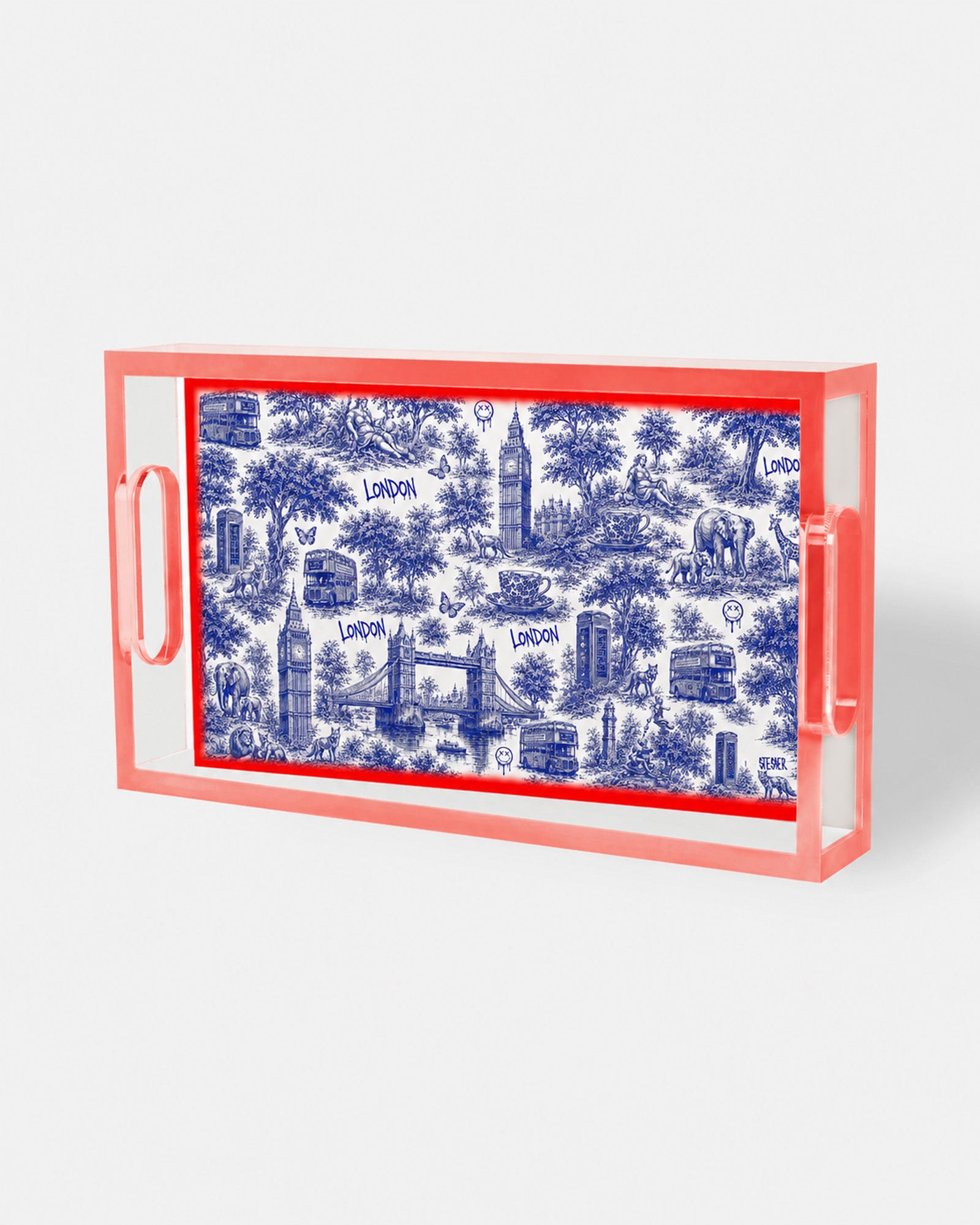 Urban Pop Toile Acrylic Tray Collection