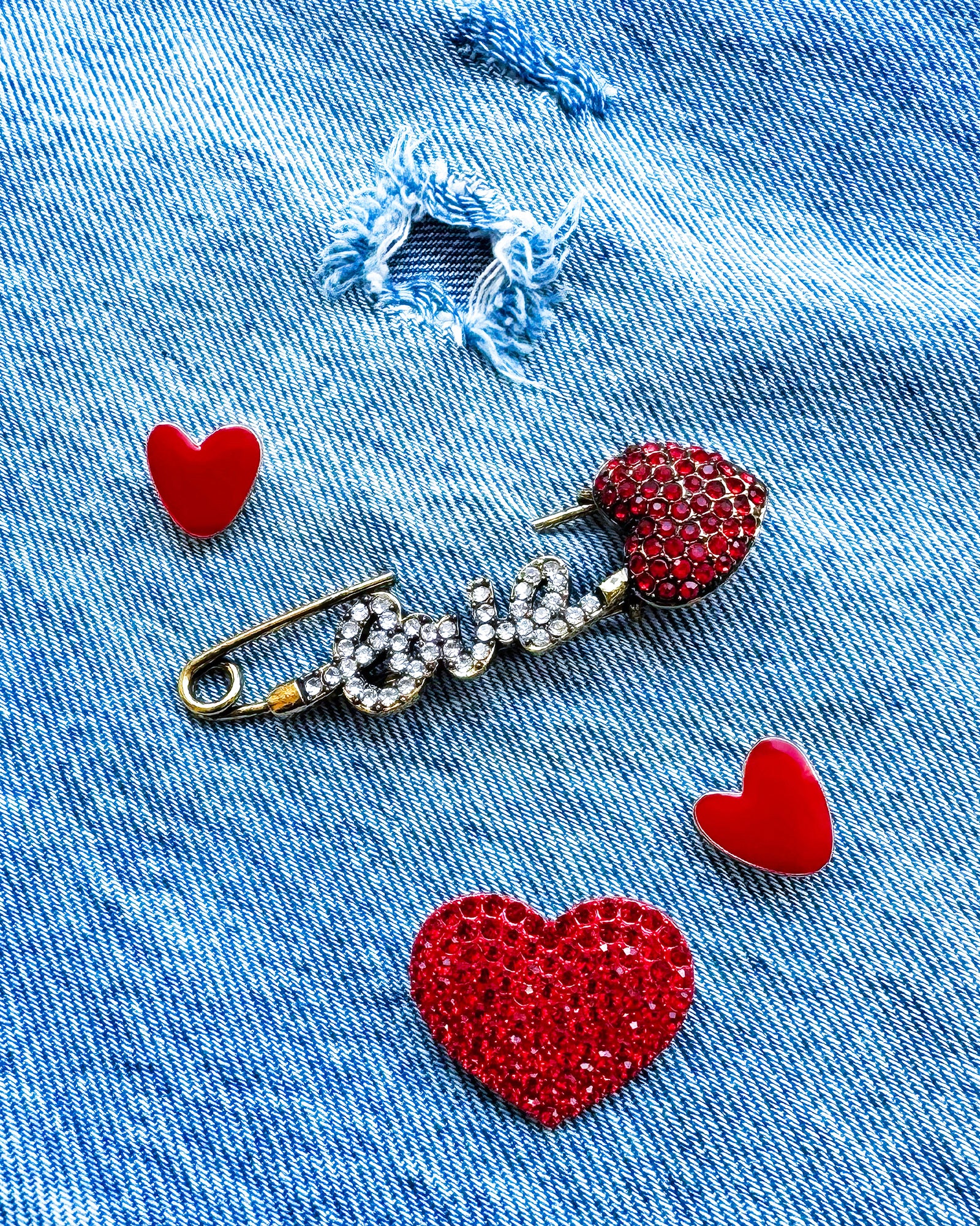 Denim Pouch Pin Pack Collections