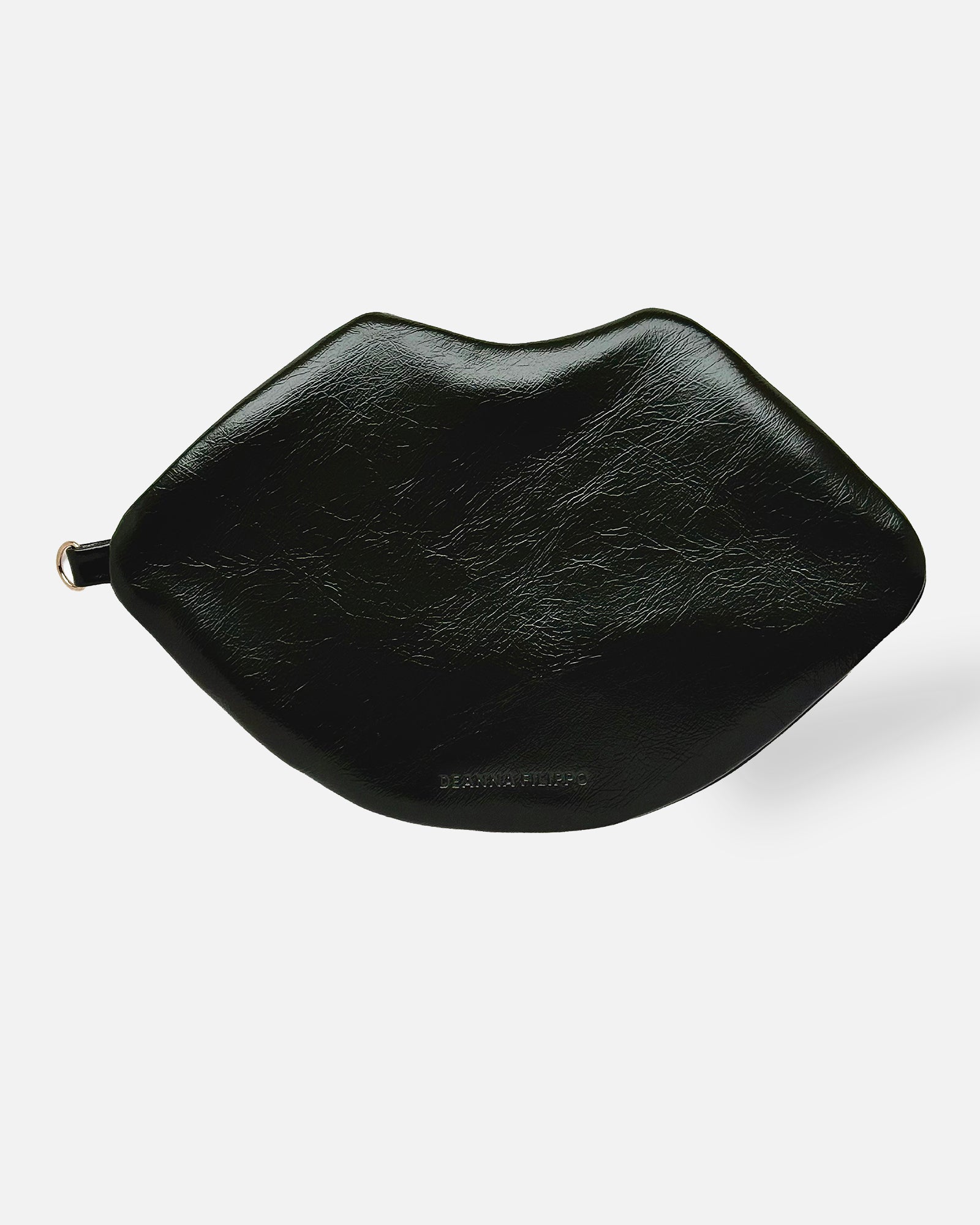 The Blake — Olive Green Lip Pouch by David Stesner ArtHouse — olive green beauty, detail close-up