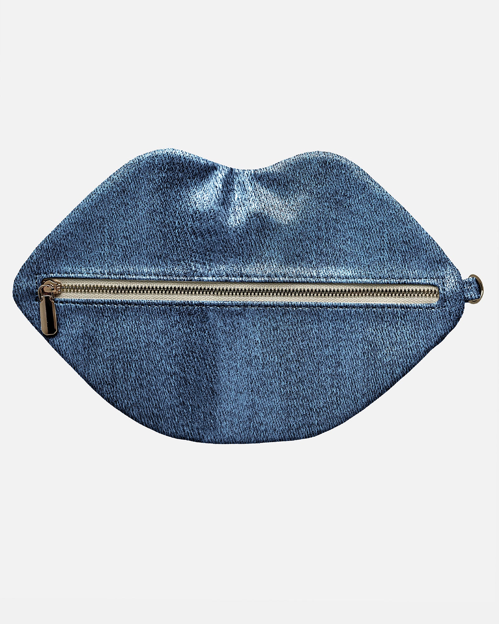 The Blake — Medium Wash Denim Lip Pouch