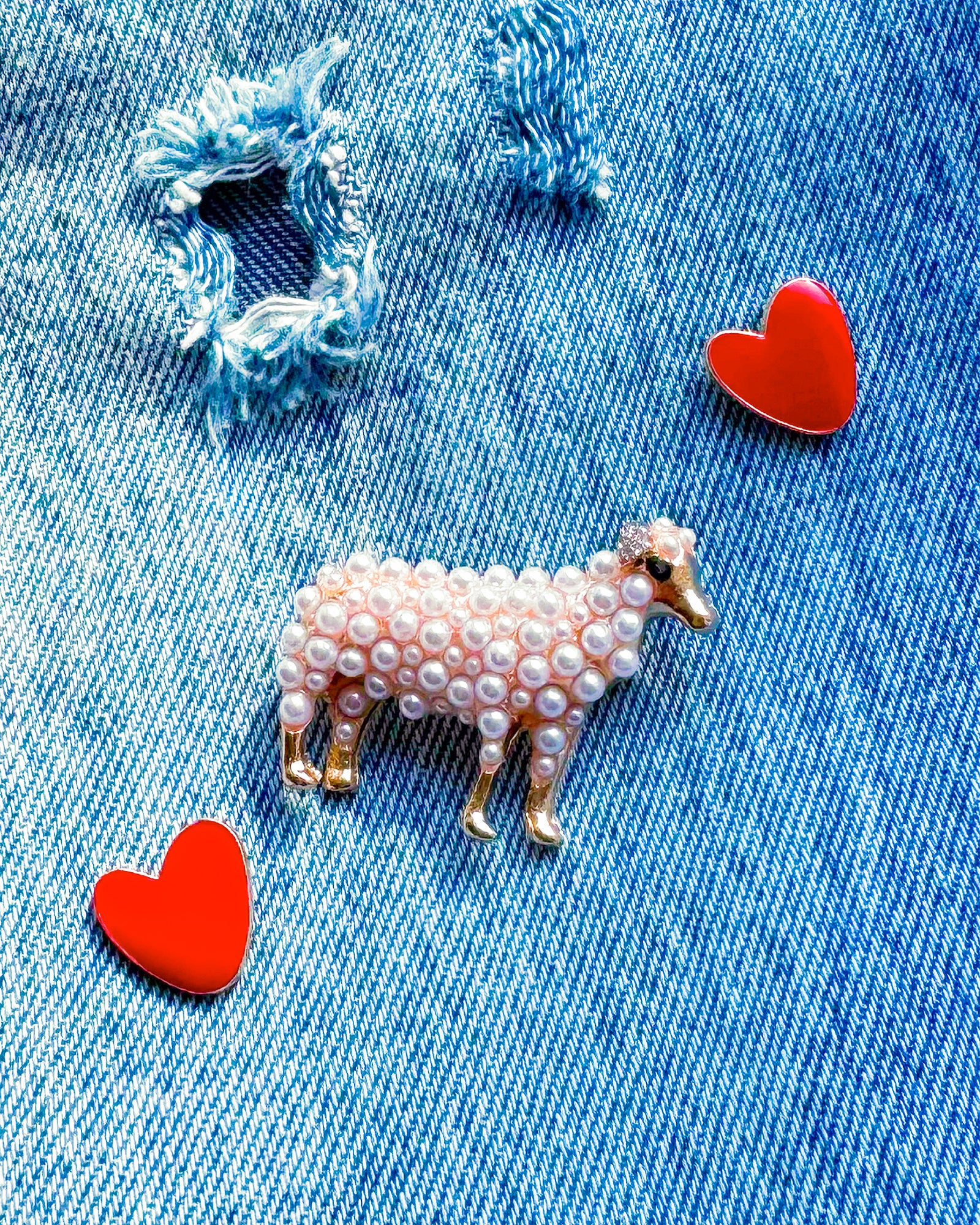 Denim Pouch Pin Pack Collections