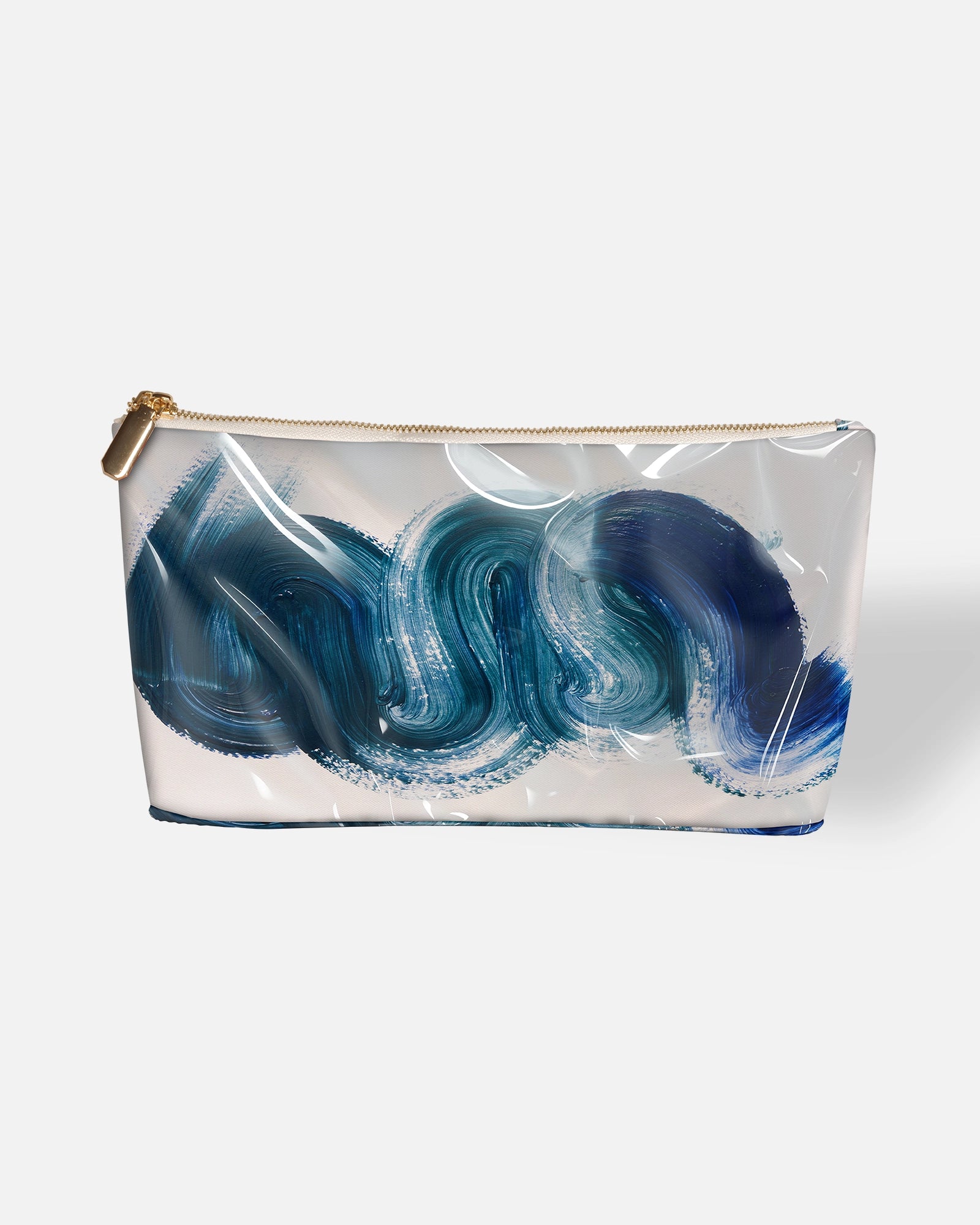 Indigo Wave by David Stesner ArtHouse — multicolor blue makeup, detail close-up