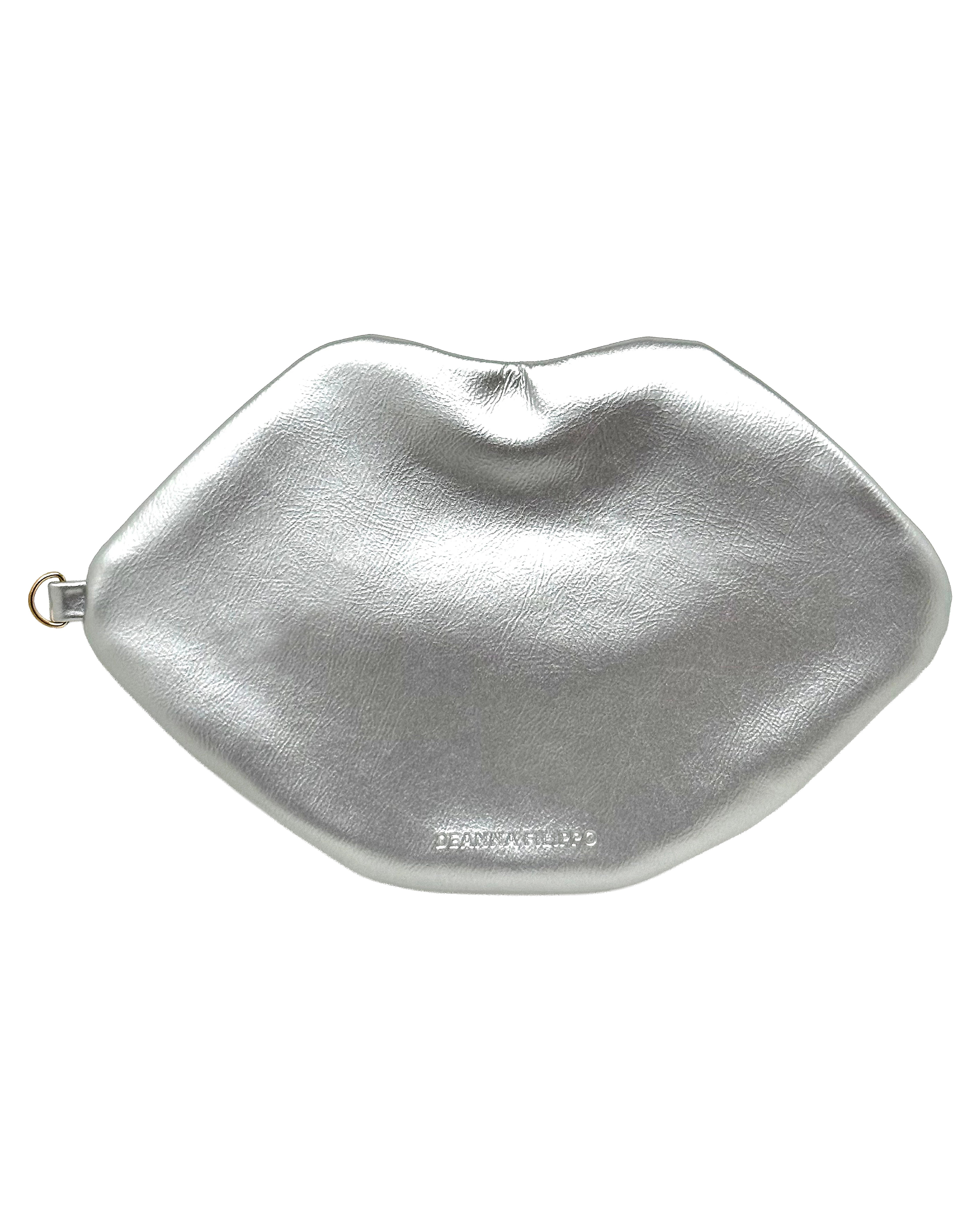 The Blake — Metallic Silver Lip Pouch