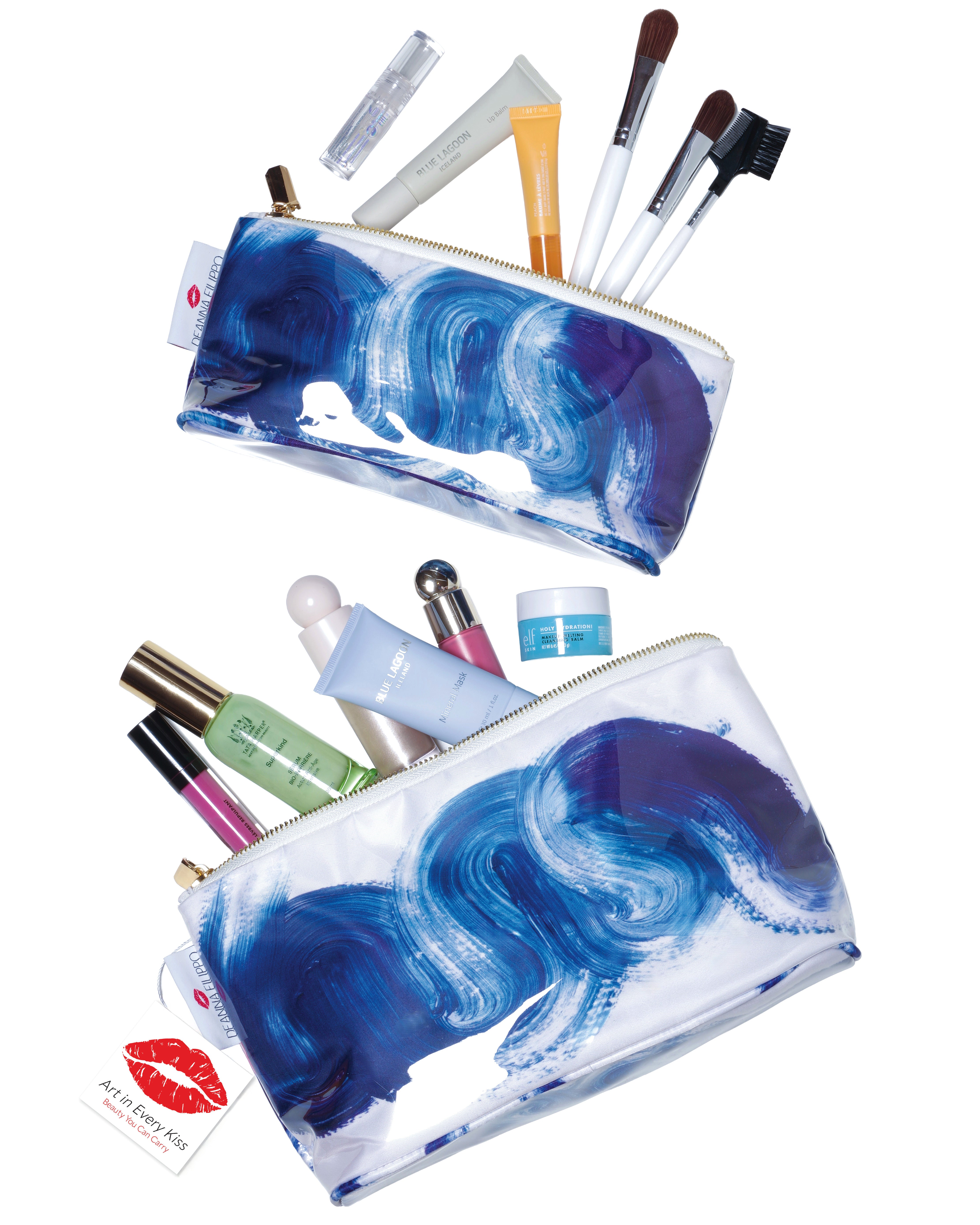 Indigo Wave by David Stesner ArtHouse — multicolor blue makeup, alternate view