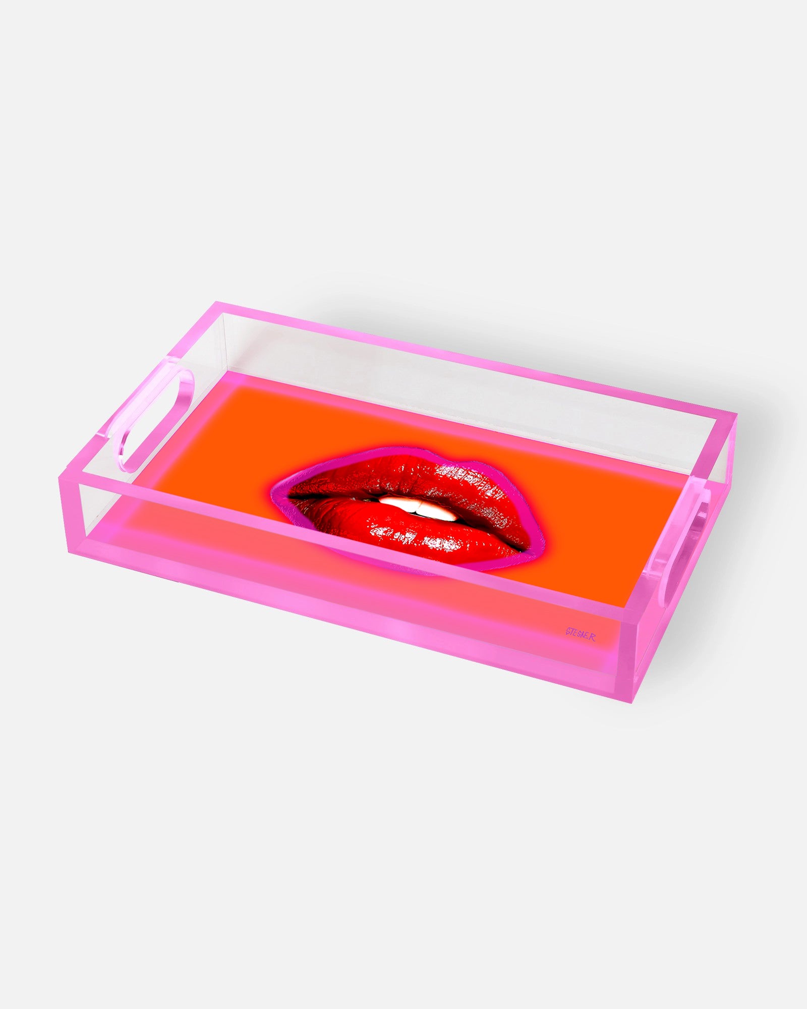 *NEW! Hot Kiss Acrylic Tray for Beauty Lovers