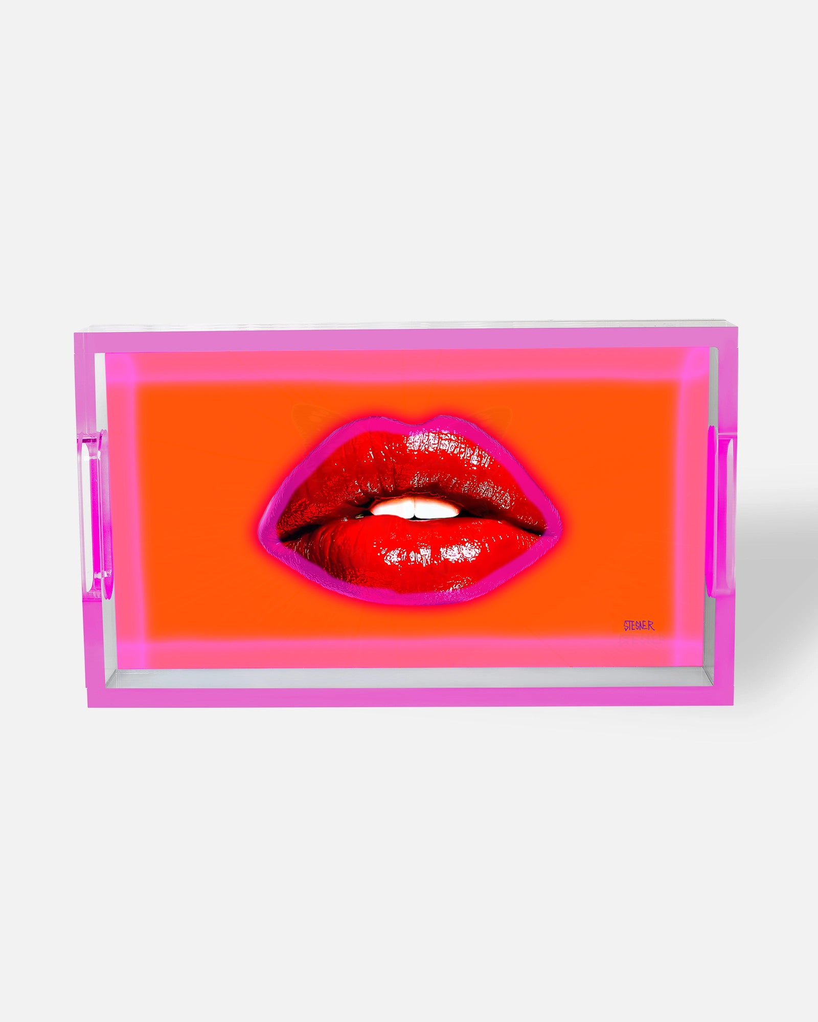 *NEW! Hot Kiss Acrylic Tray for Beauty Lovers