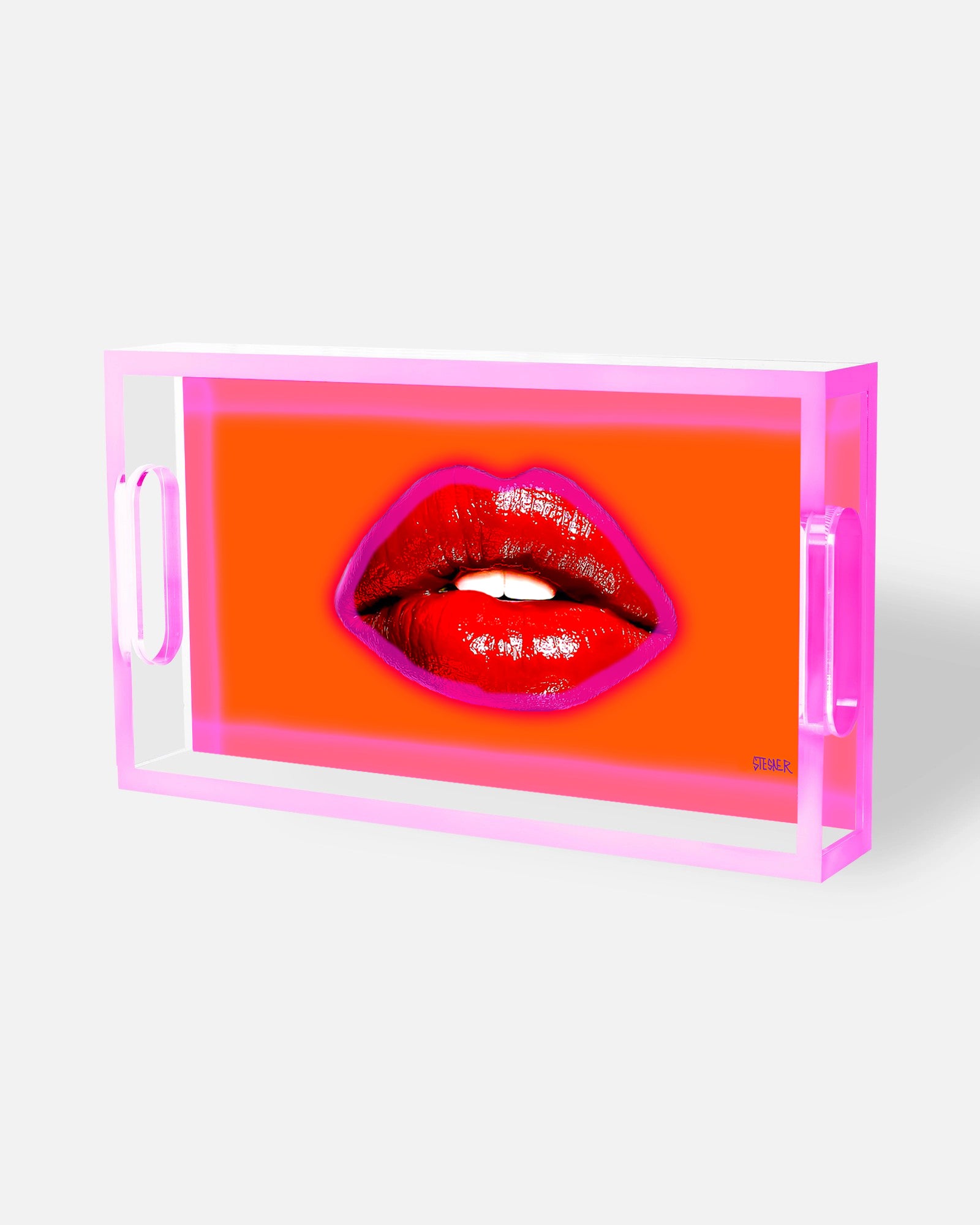 *NEW! Hot Kiss Acrylic Tray for Beauty Lovers