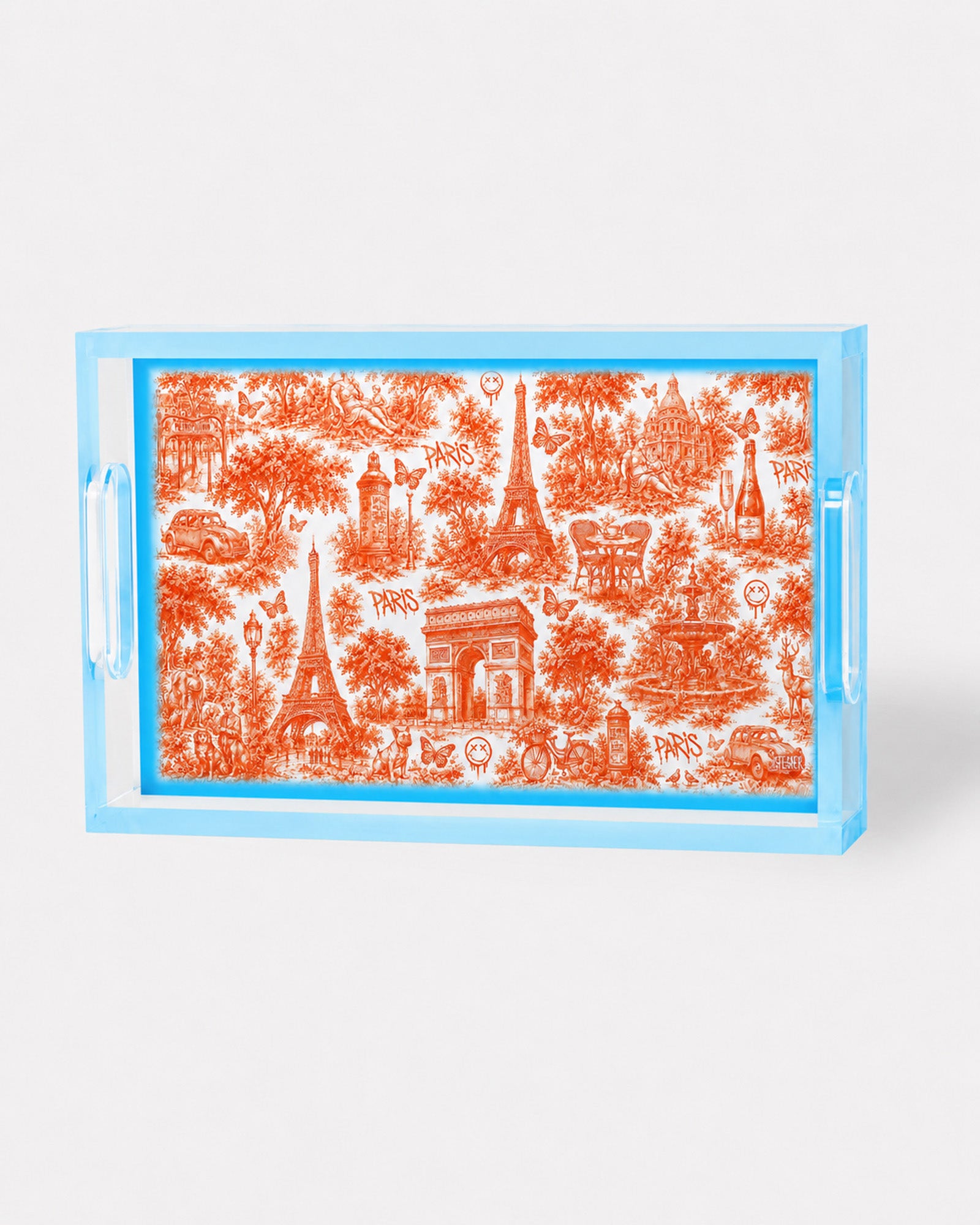 Urban Pop Toile Acrylic Tray Collection
