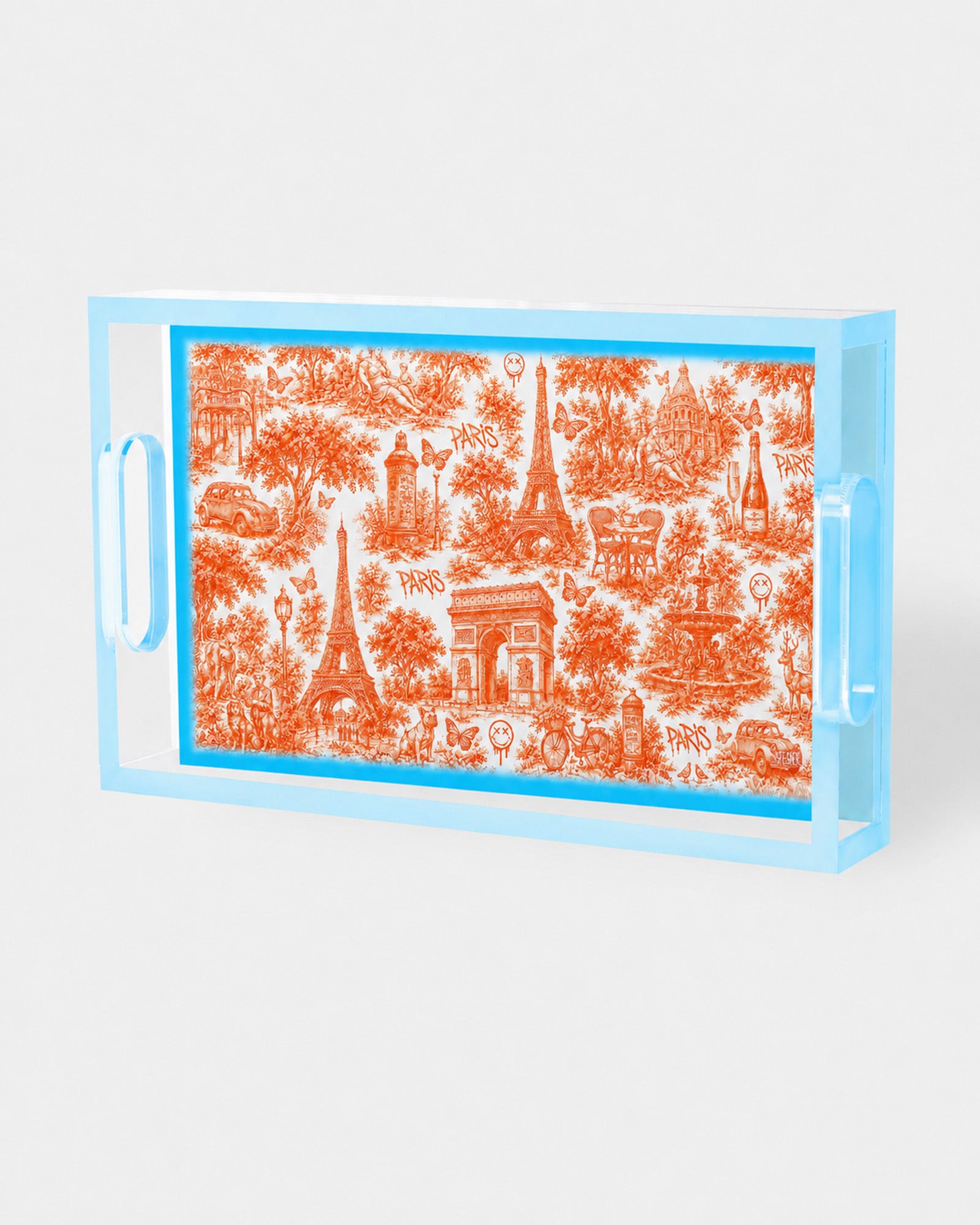 Urban Pop Toile Acrylic Tray Collection