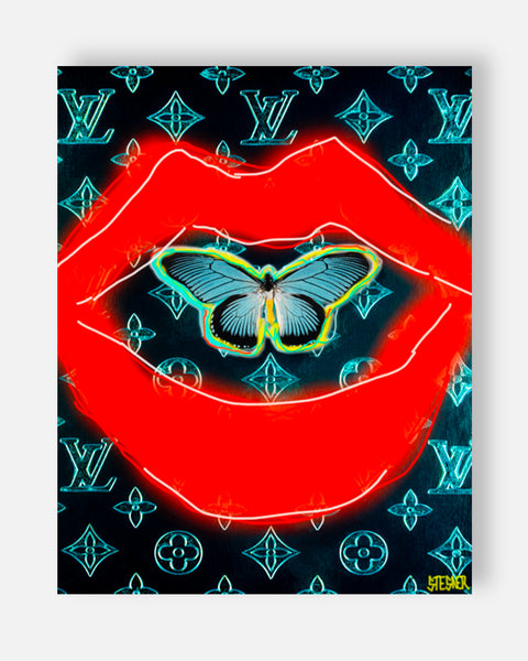 Flutters & Kisses LV Fine Art Print | David Stesner ArtHouse