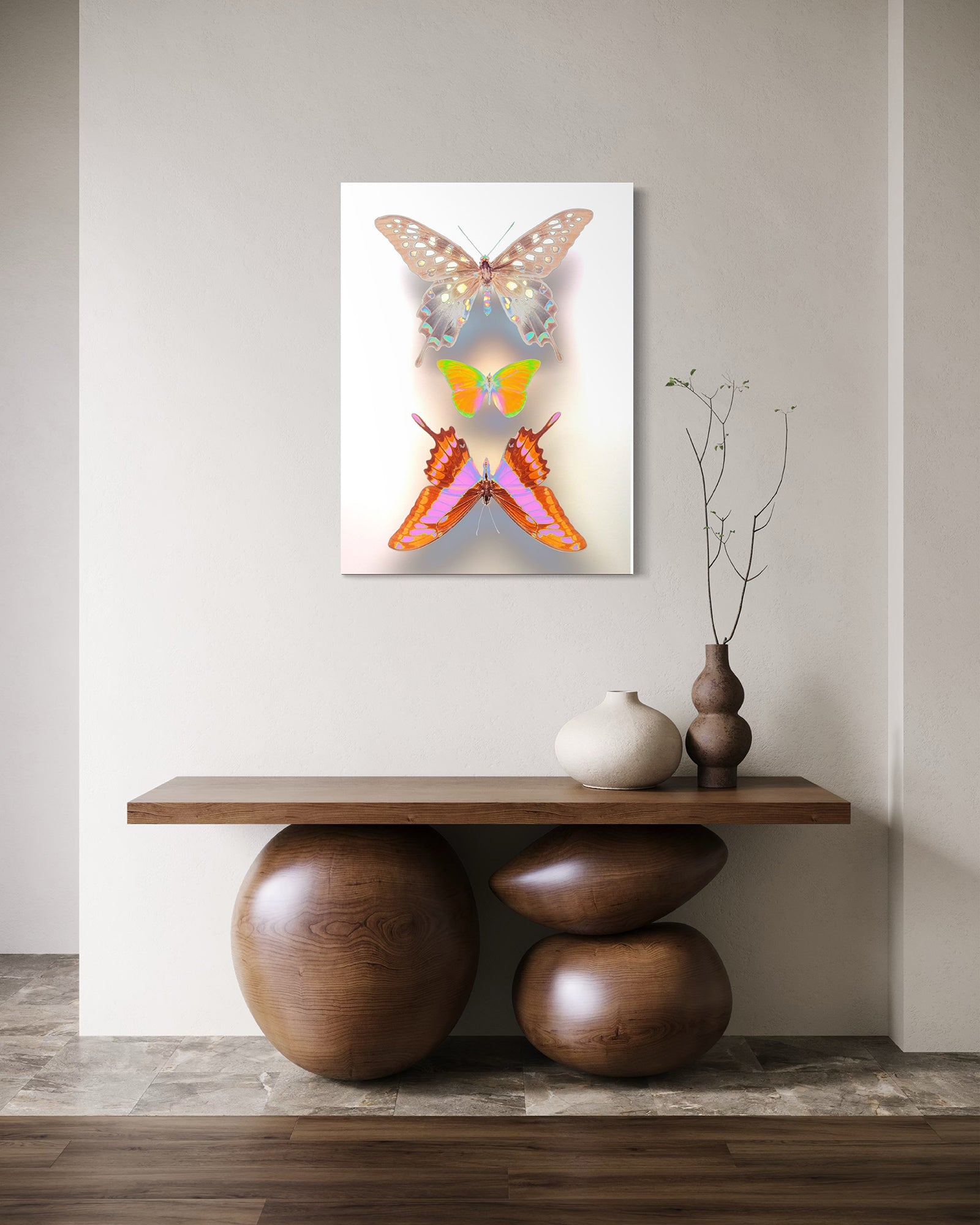 【美品】ナインハーツ 9hearts バタフライ the butterfly Trinity of Wings Fine Art Print | David Stesner ArtHouse