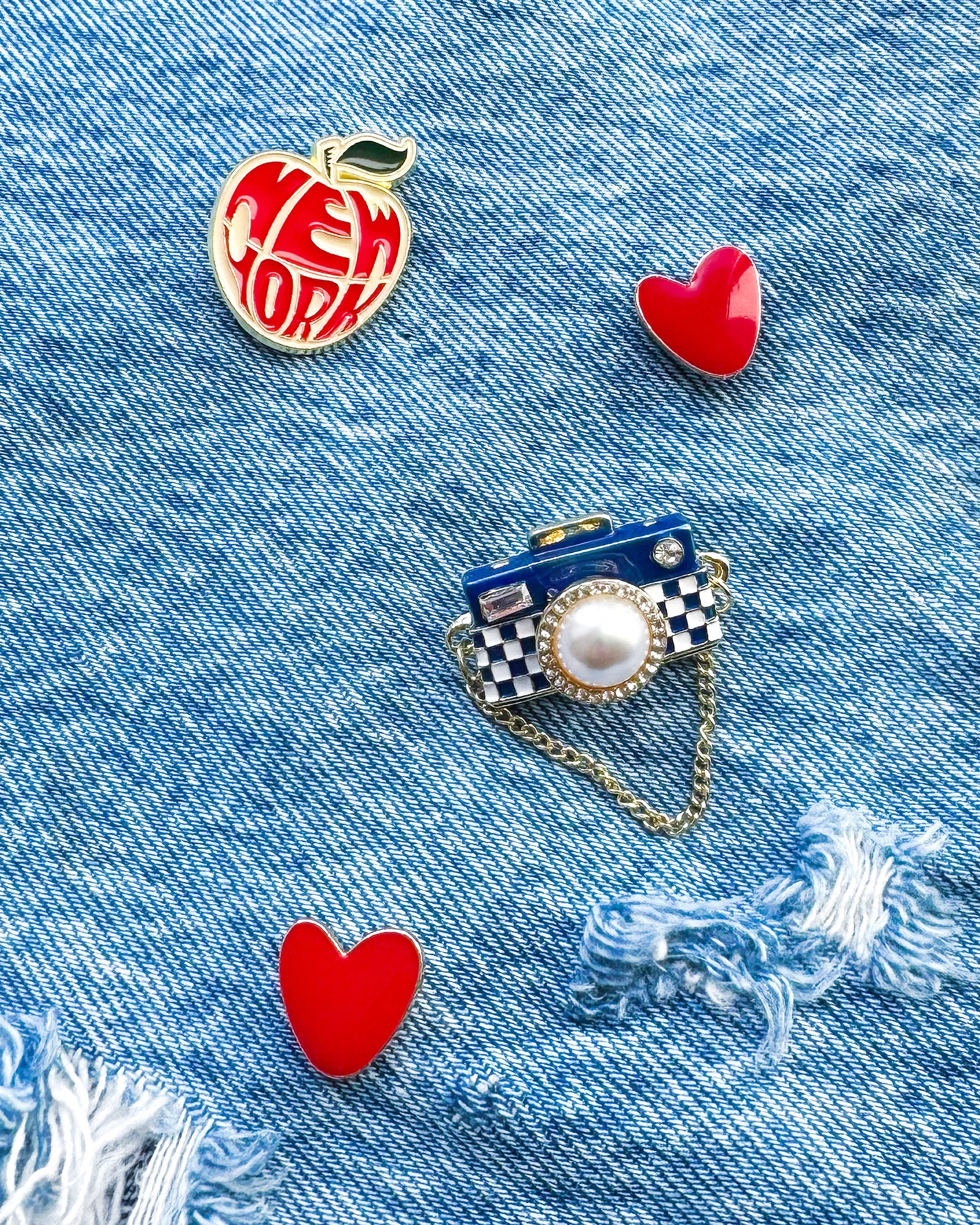 Denim Pouch Pin Pack Collections