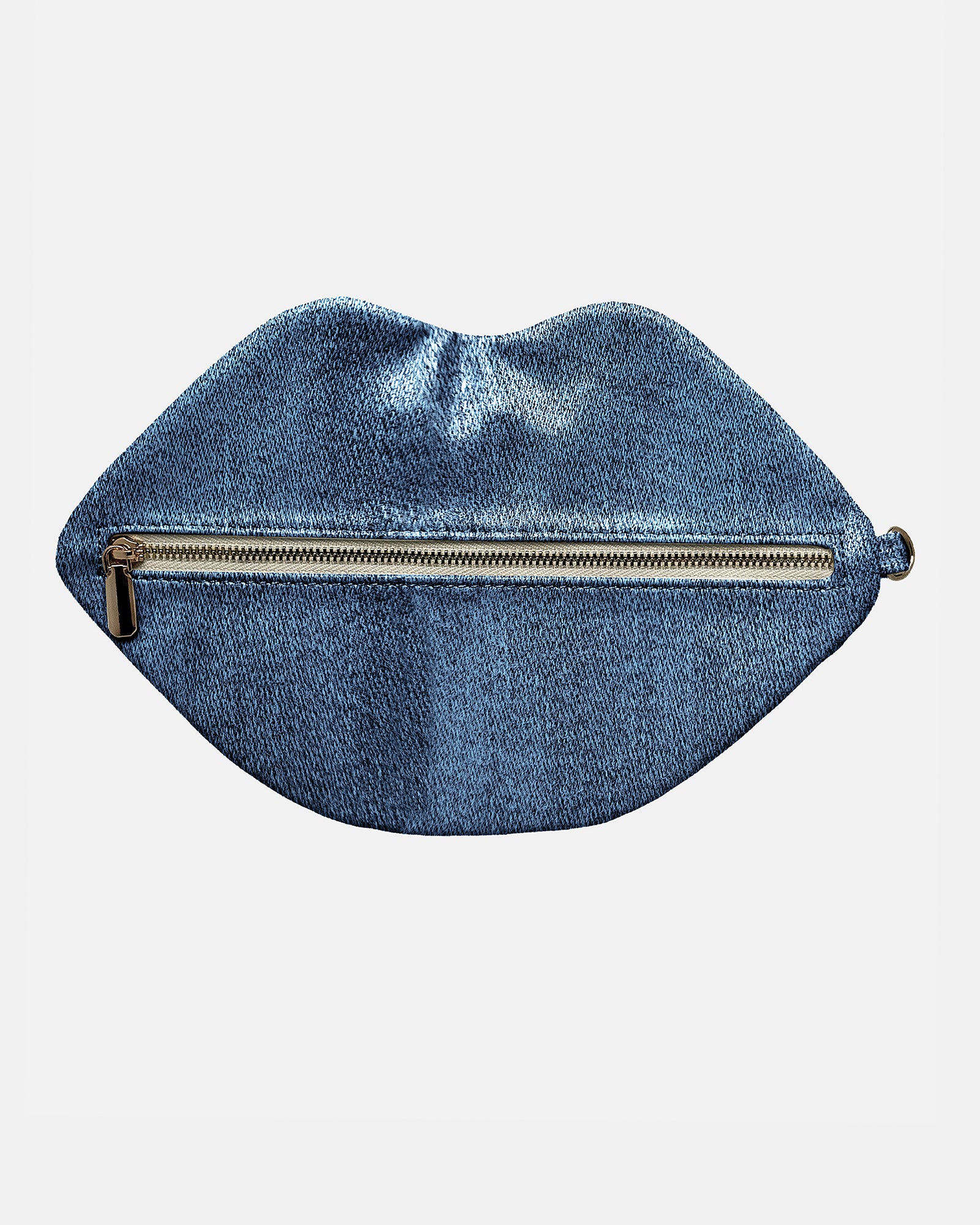 The Blake — Medium Wash Denim Lip Pouch