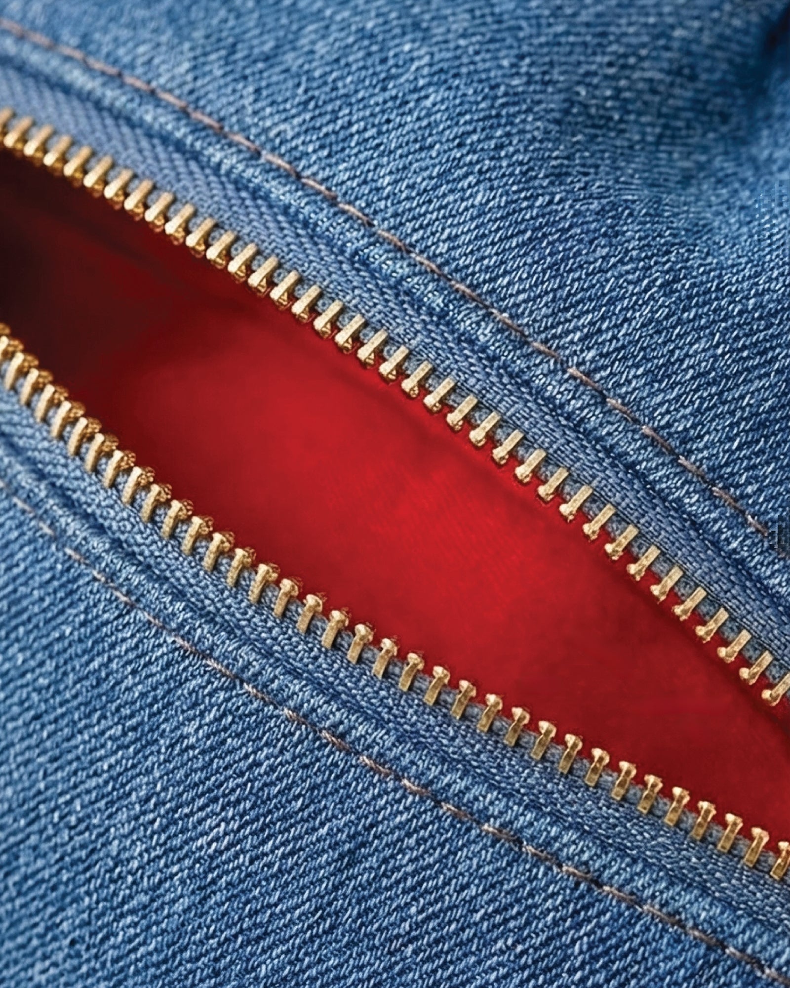 NEW! The Blake — Mid Blu Denim Lip Pouch