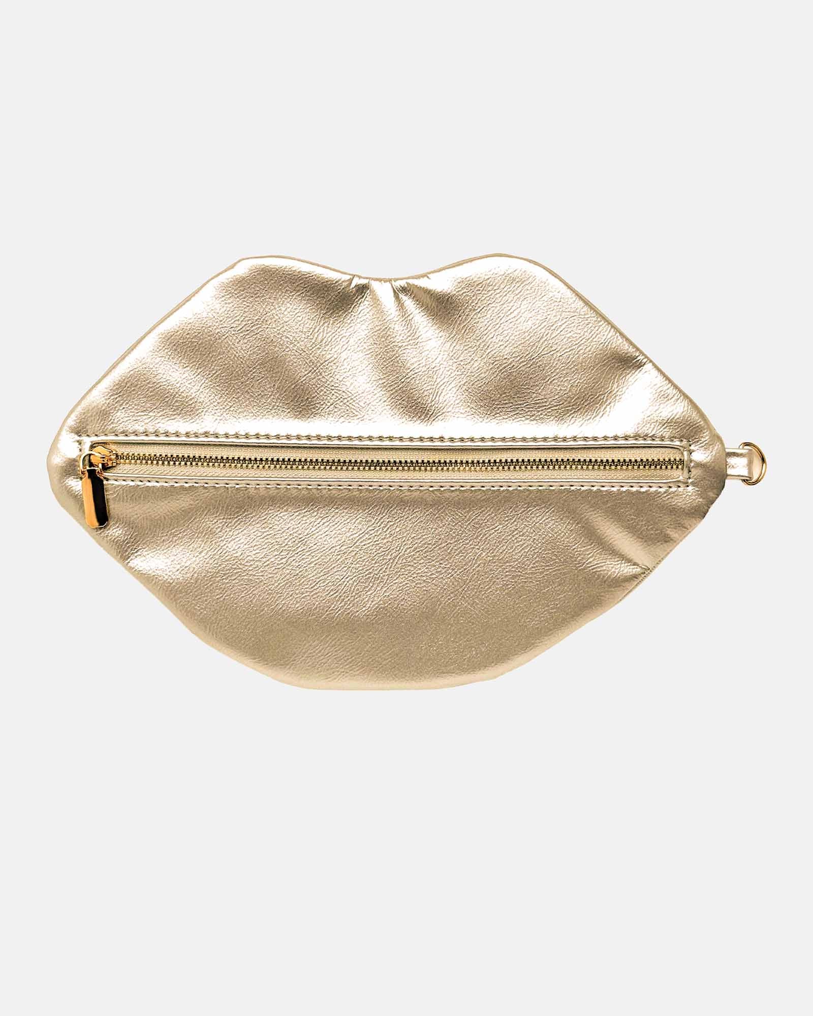 The Blake — Metallic Gold Lip Pouch by David Stesner ArtHouse — gold beauty