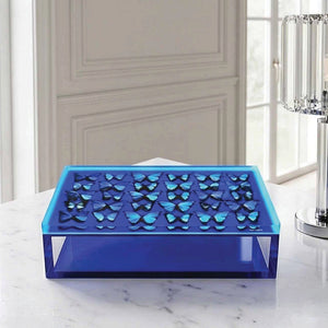 The Migration — Cobalt Blue Butterfly Keepsake Box