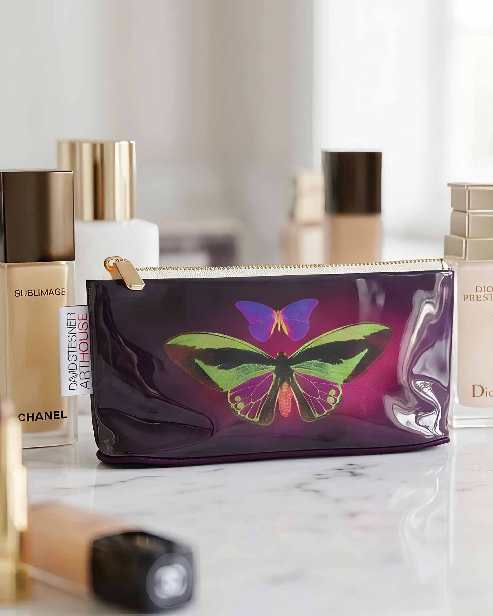 Electric Orchid by David Stesner ArtHouse — multicolor purple makeup, side angle