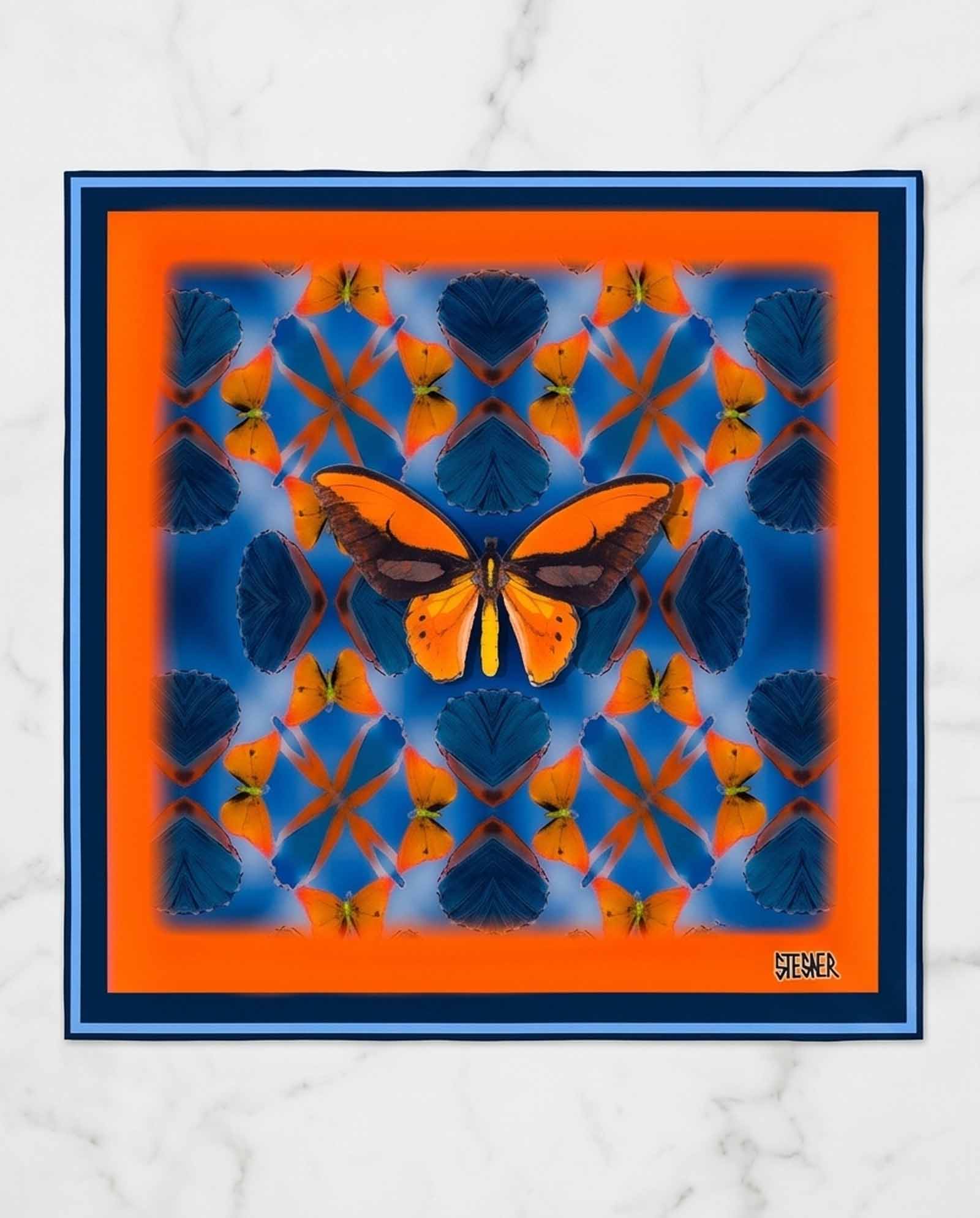 Lucy in the Sky — Silk Scarf By David Stesner · David Stesner ArtHouse