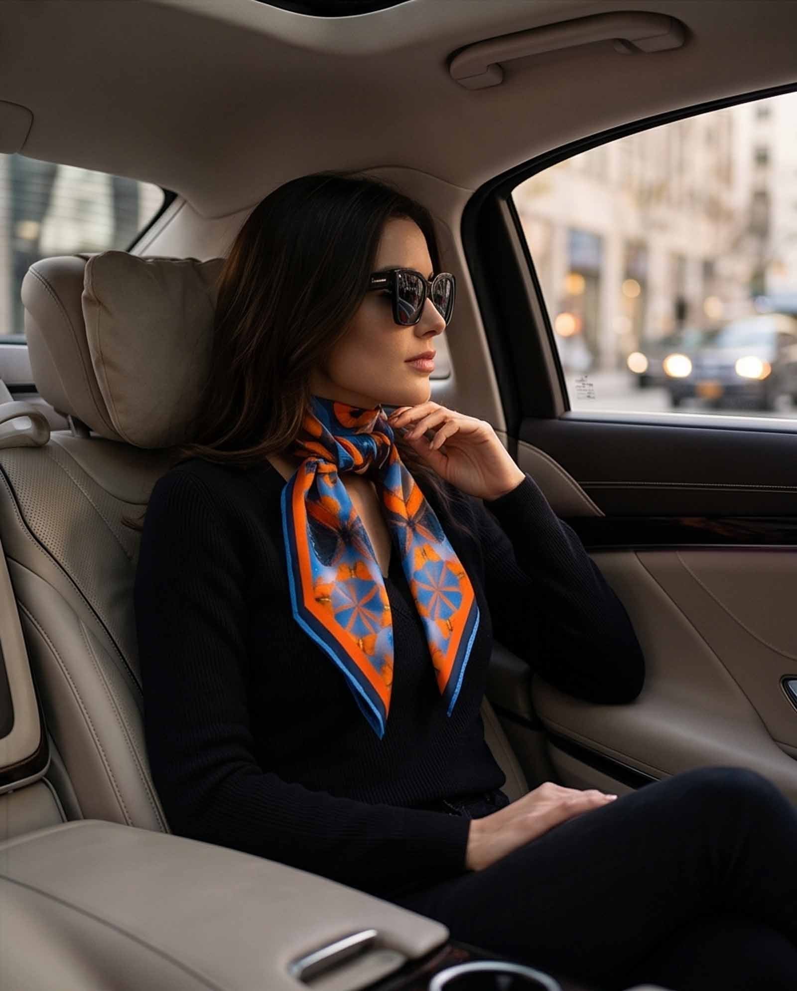 Lucy in the Sky — Silk Scarf By David Stesner · David Stesner ArtHouse