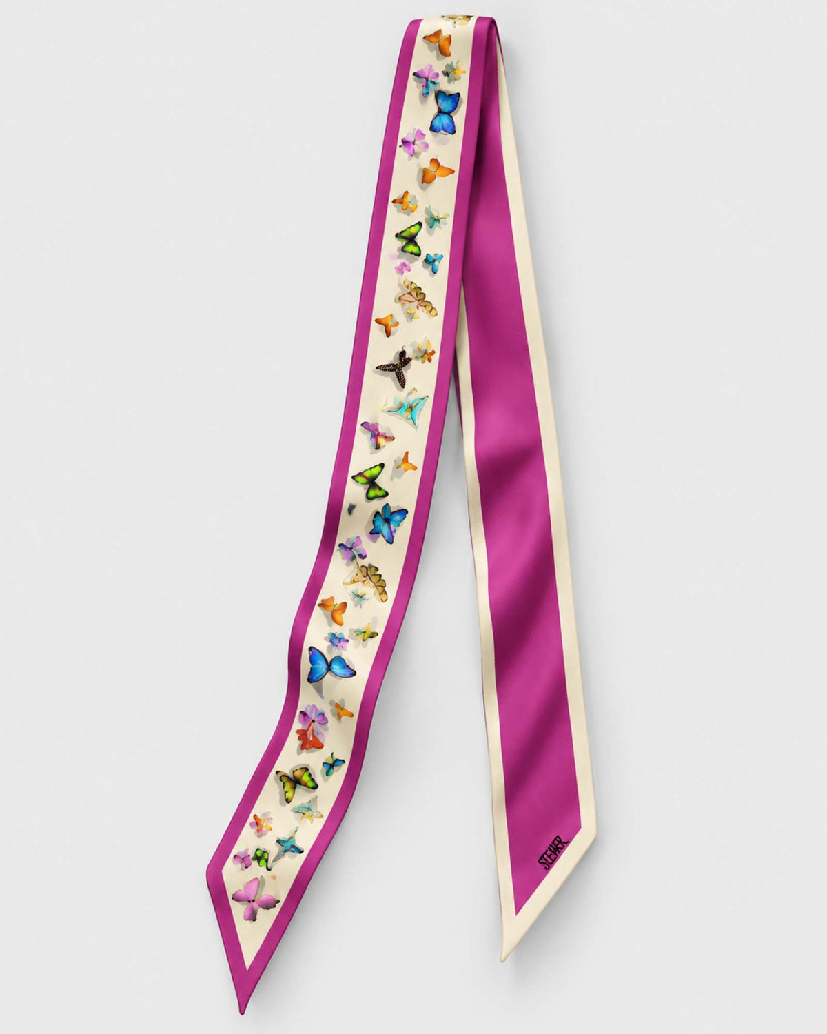 PLUM BLOOM SILK TWILLY