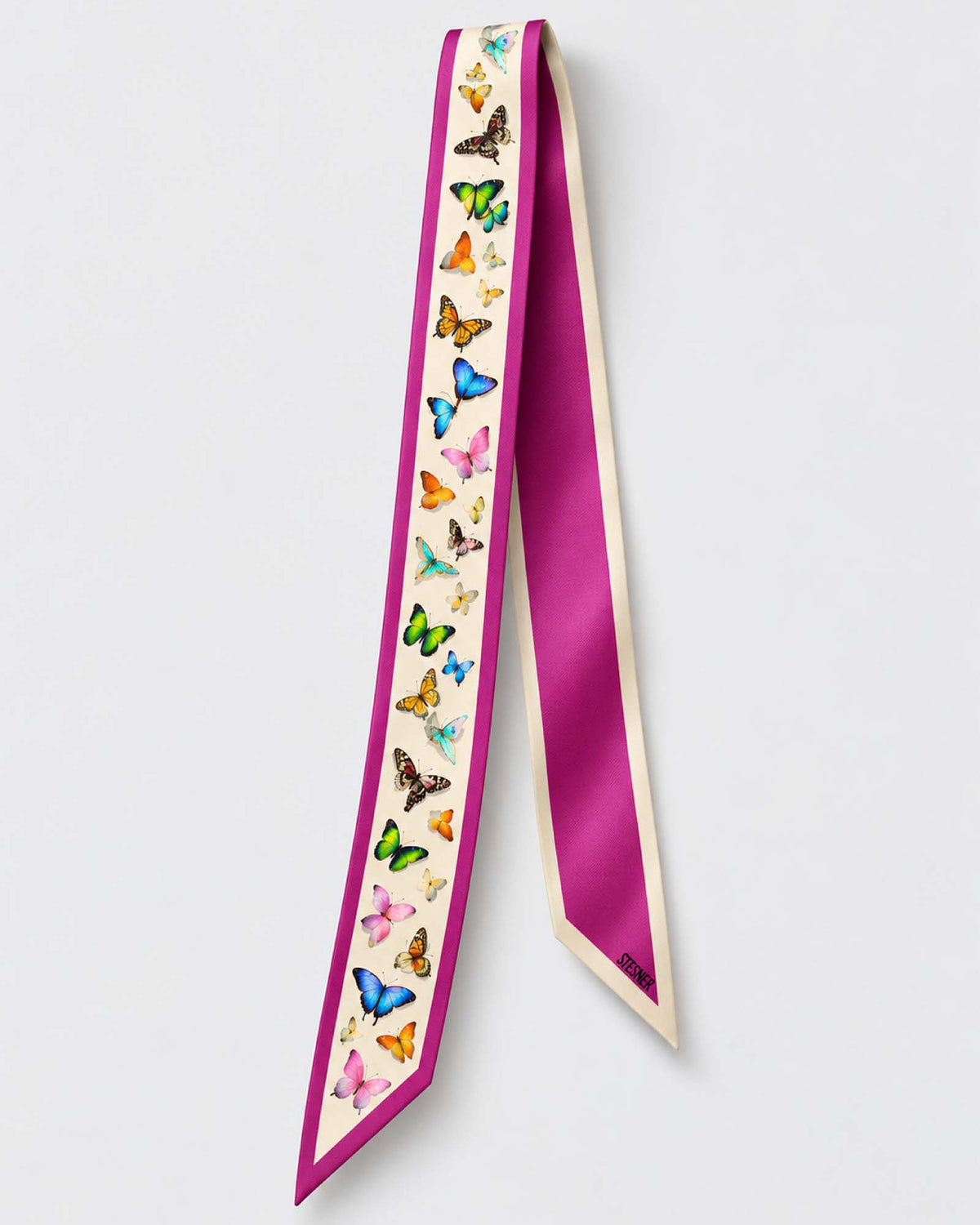 PLUM BLOOM SILK TWILLY