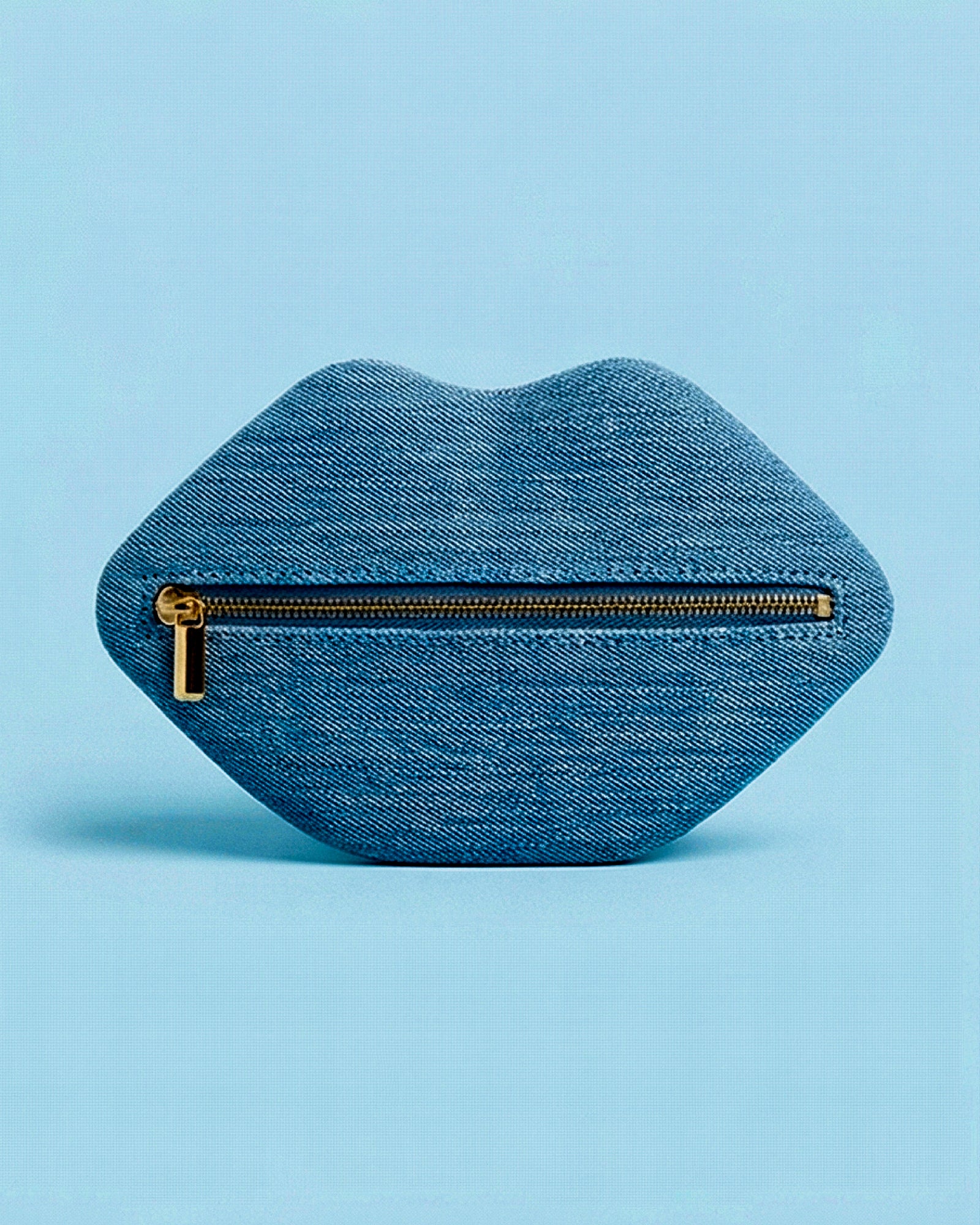 NEW! The Blake — Mid Blu Denim Lip Pouch