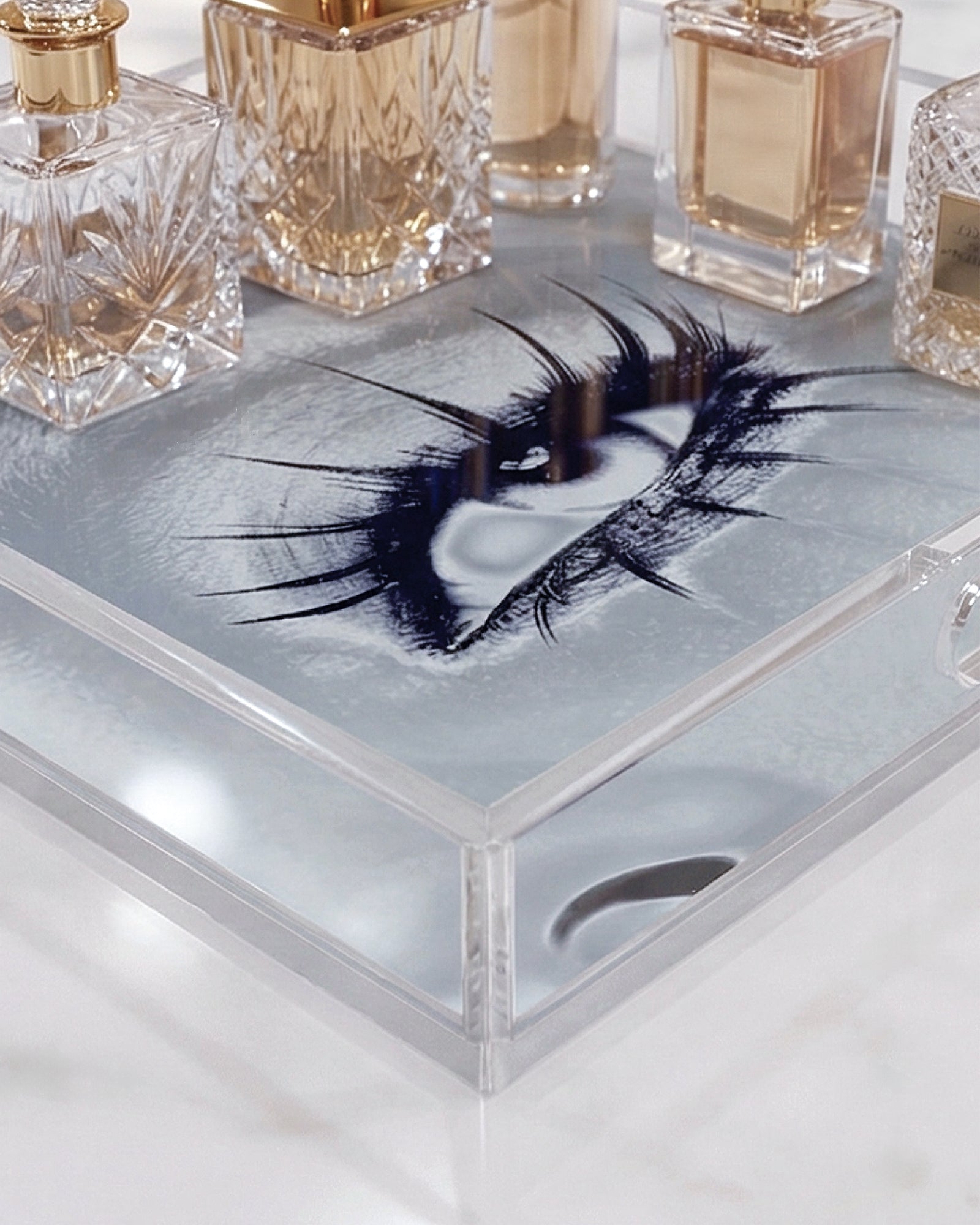 Midnight Eye Square Acrylic Tray | David Stesner