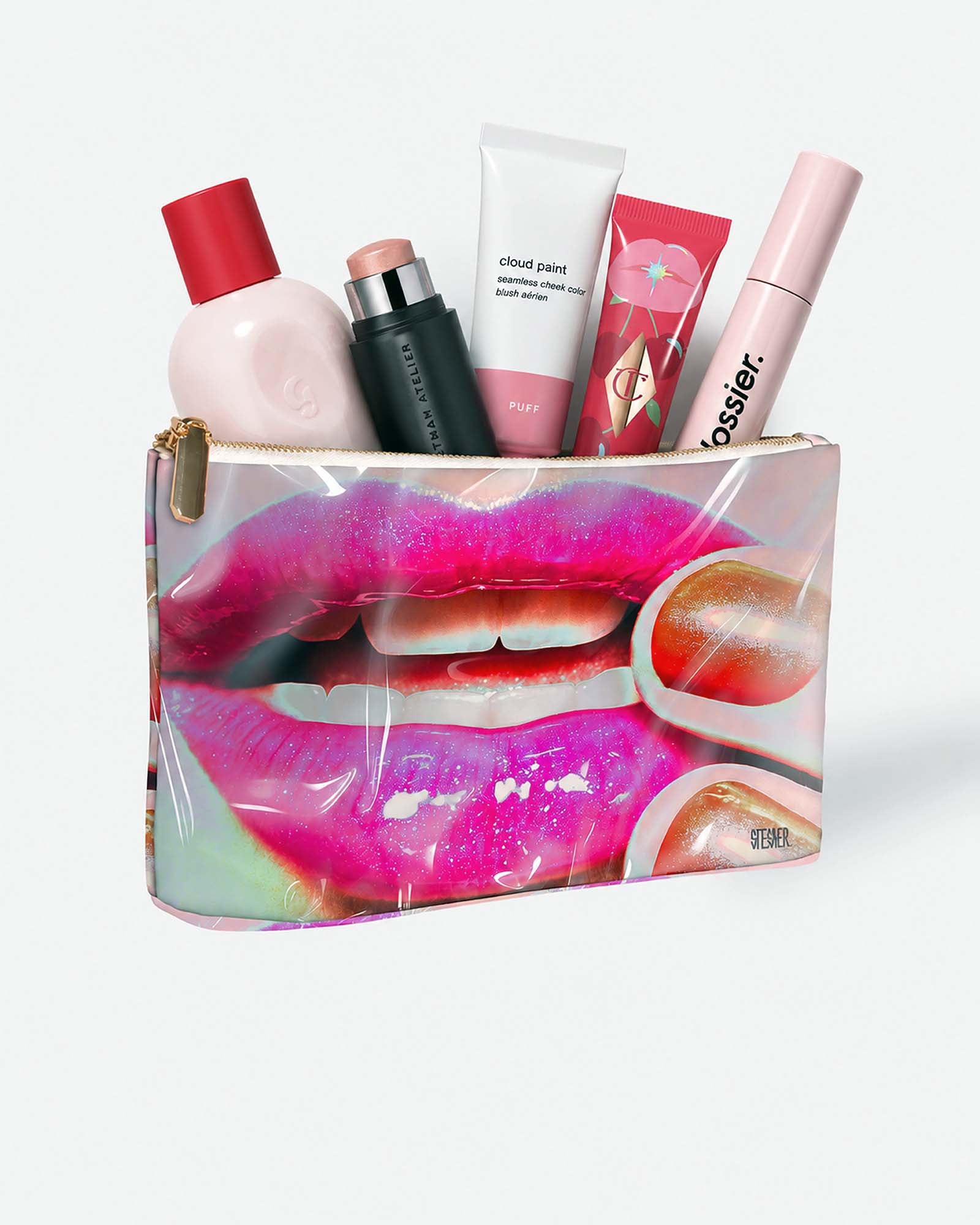 Luscious Lips Makeup & Travel Bag | David Stesner ArtHouse