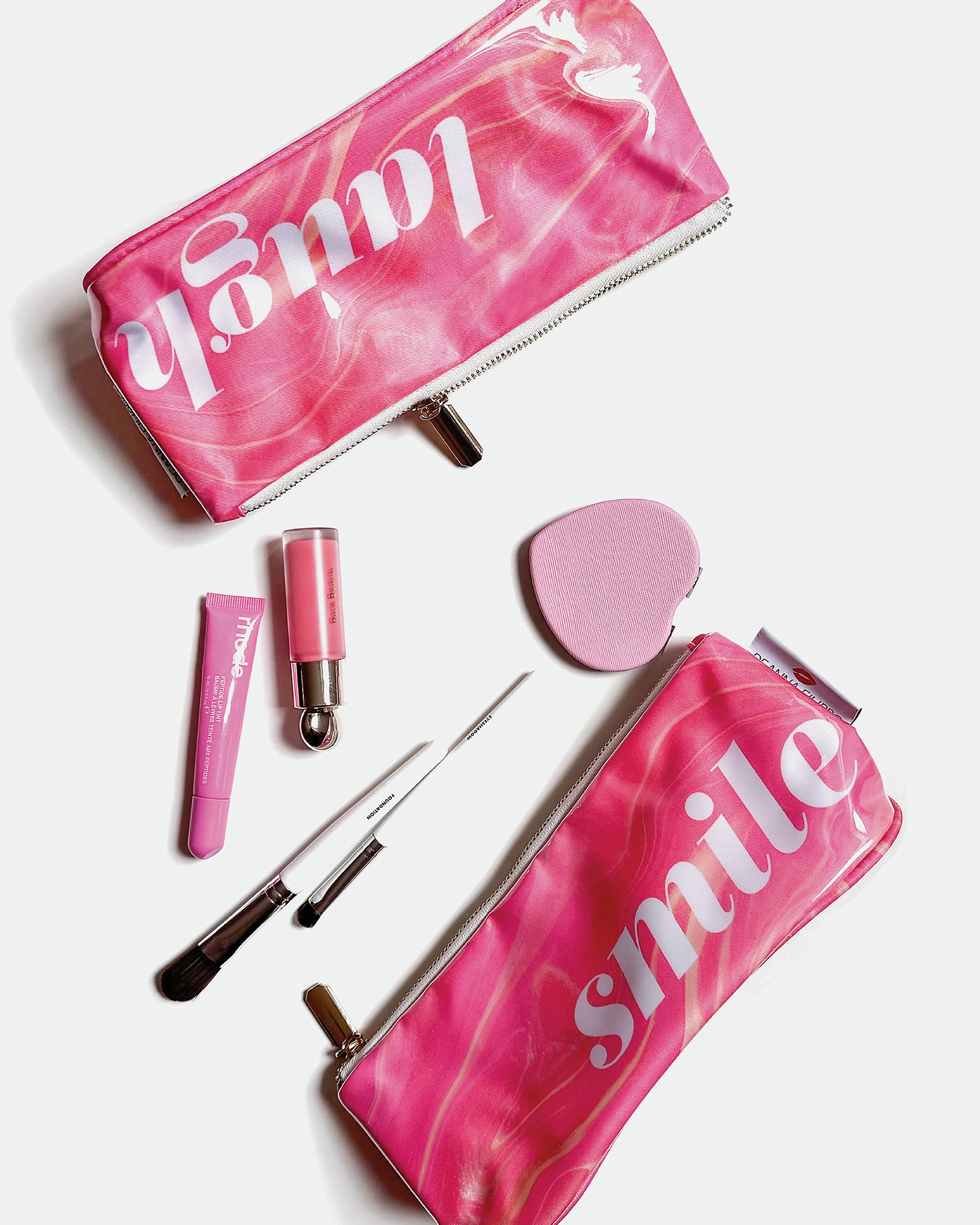 Love & Laugh by David Stesner ArtHouse — multicolor pink makeup, styled view